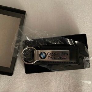 BMW Silver and Black Keychain